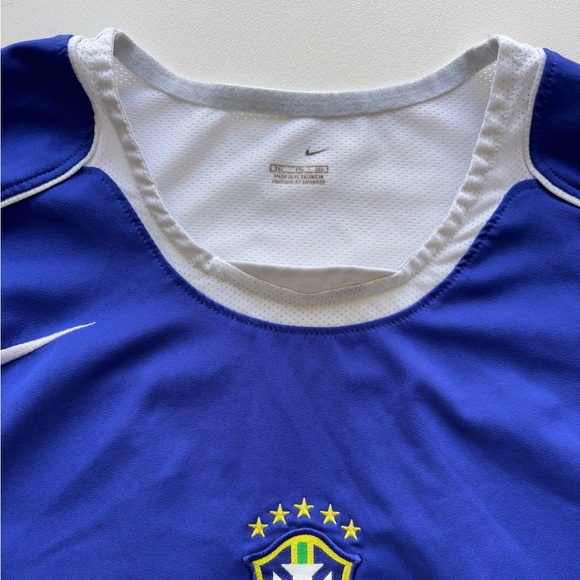 Nike Brazil soccer Away National jersey 2004 size XXL vintage - Picture 6 of 9